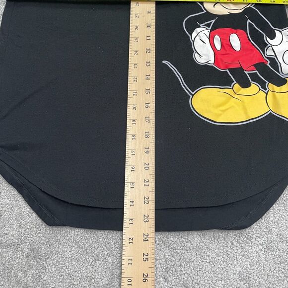 Disney Mickey Mouse Graphic T-Shirt Kids Girls XXL Black Crew Neck Casual Tee - Picture 8 of 10